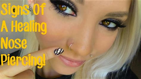 when to heal nose piercing